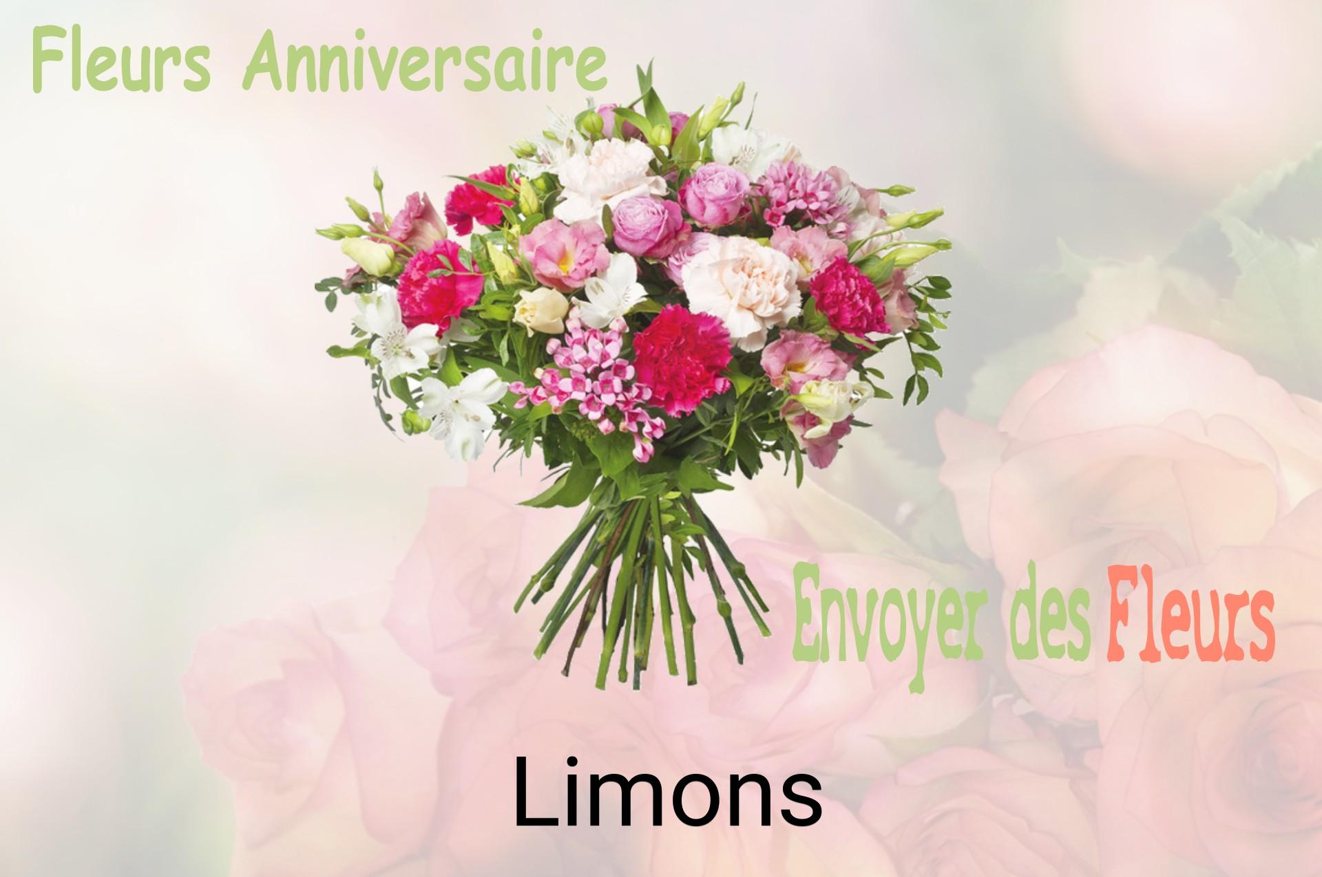 Bouquet de fleurs d’anniversaire livré à Limons